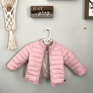 Reversible Girls Puffer Coat